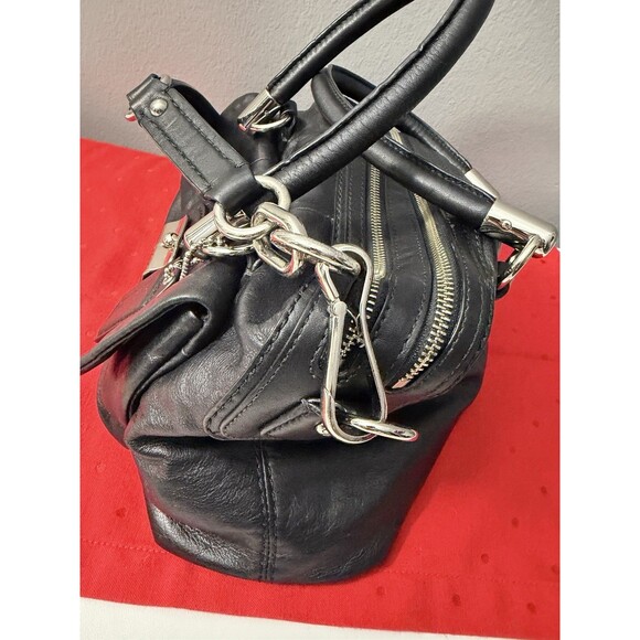 Coach KRISTIN Leather Satchel Handbag Double Strap & Zipper D1093-14782 Dust Bag - Picture 7 of 16